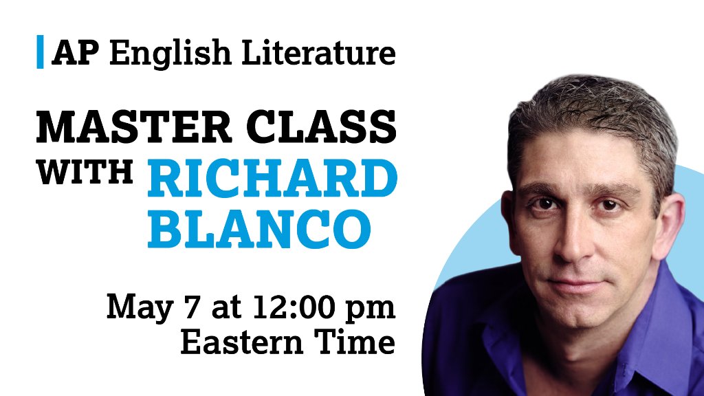 Richard Blanco AP Master Class